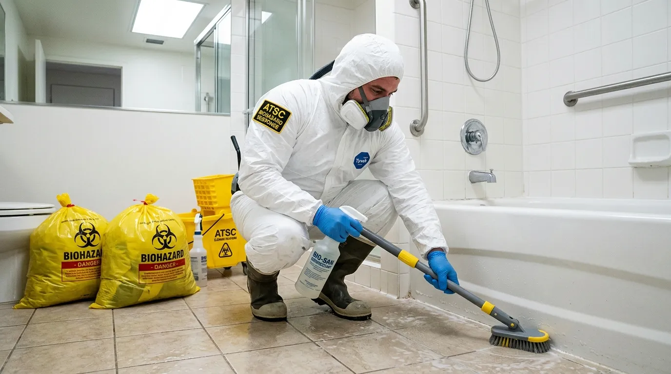Decontamination equipment deployed for Blood Cleanup in Highlands